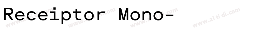 Receiptor Mono字体转换